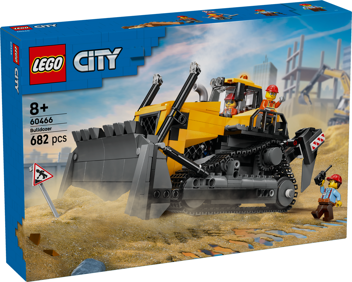 LEGO City Yellow Bulldozer with Front Loader
 60466L