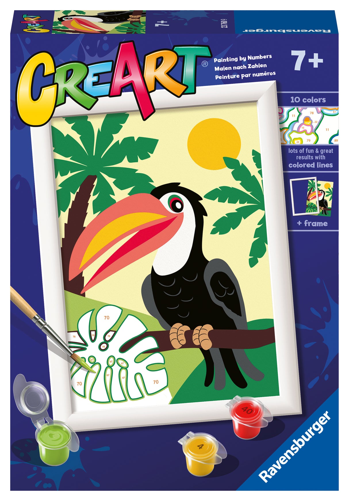 Ravensburger Paint by Numbers Toucan in the jungle 237609V