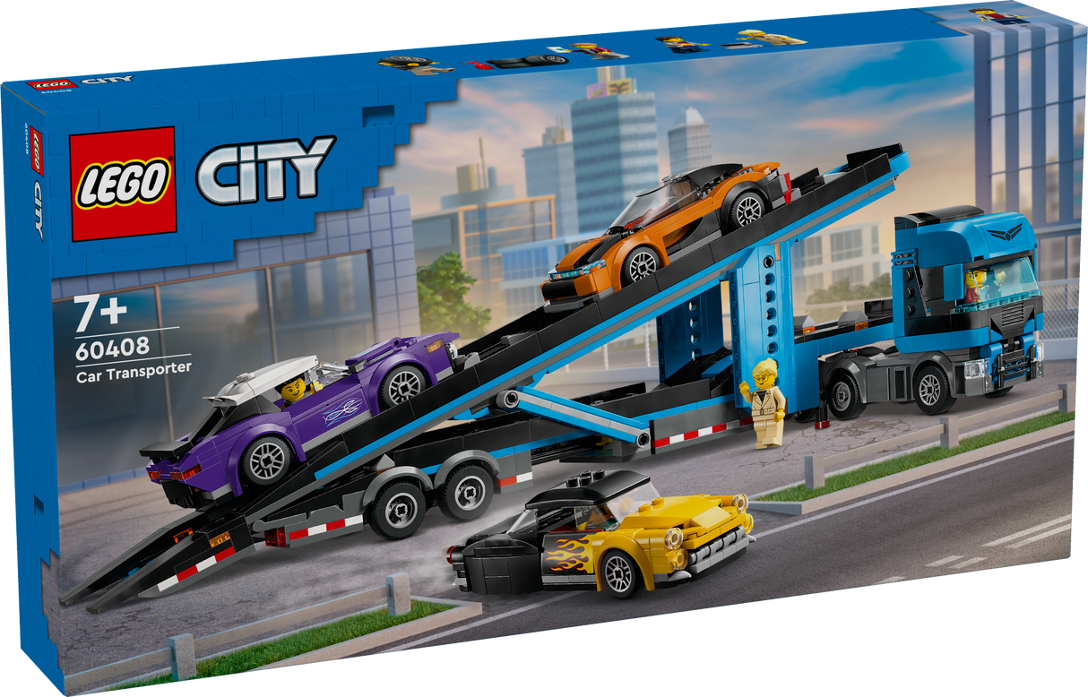 LEGO City Car Transporter Truck with Sports Cars 60408L
