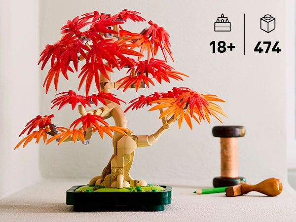 LEGO Botanicals Japanese Red Maple Bonsai Tree
 10348L