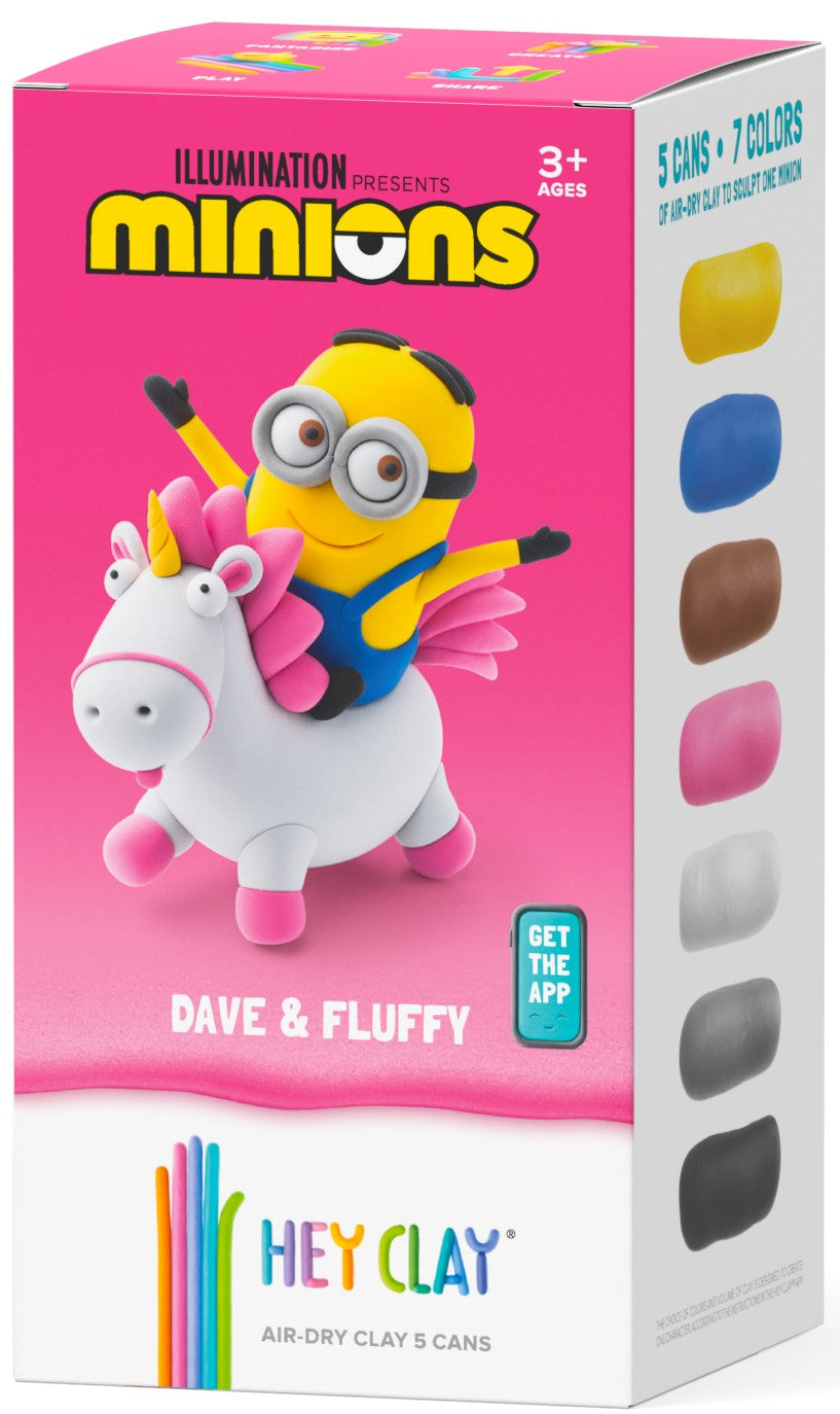 HEY CLAY Modeling Clay Minion Dave & Fluffy 50181E