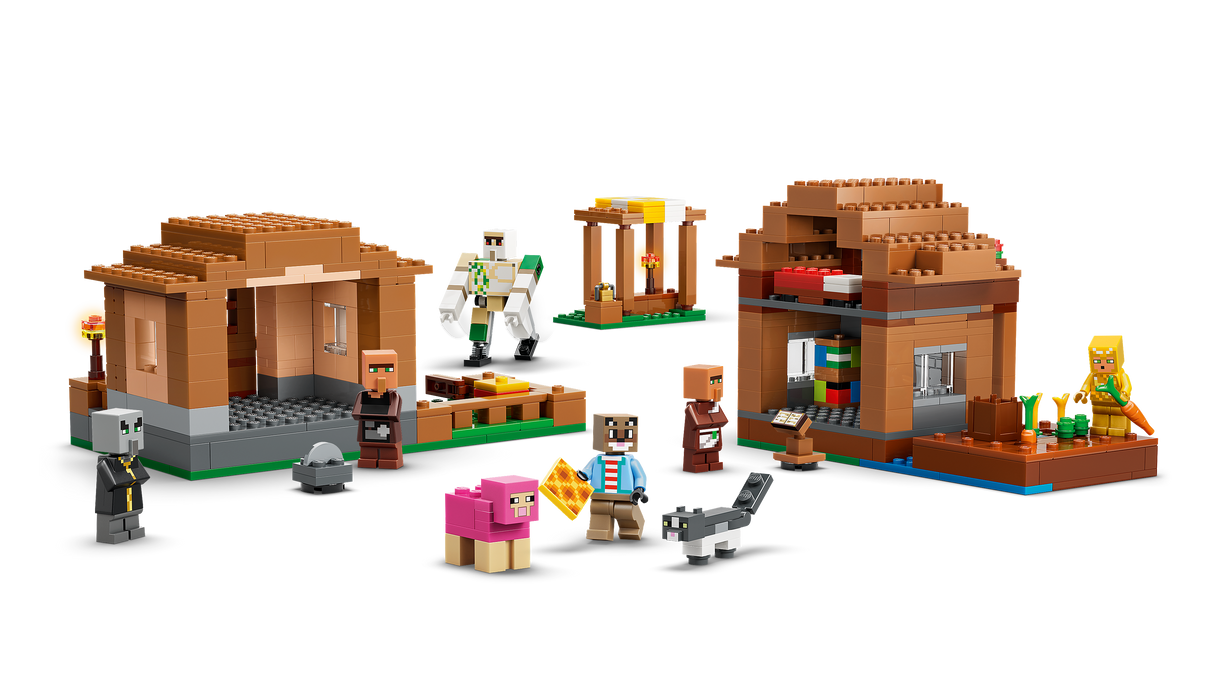 LEGO Minecraft Evoker Village Attack 21596L