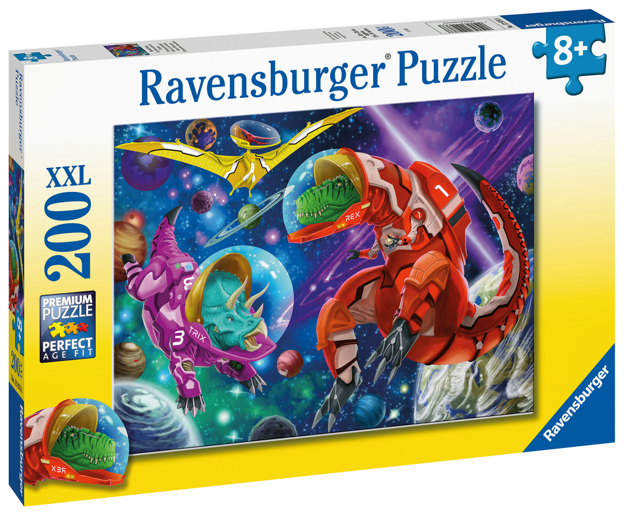 Ravensburger Puzzle 200 pc Space Dinosaurs 129768V