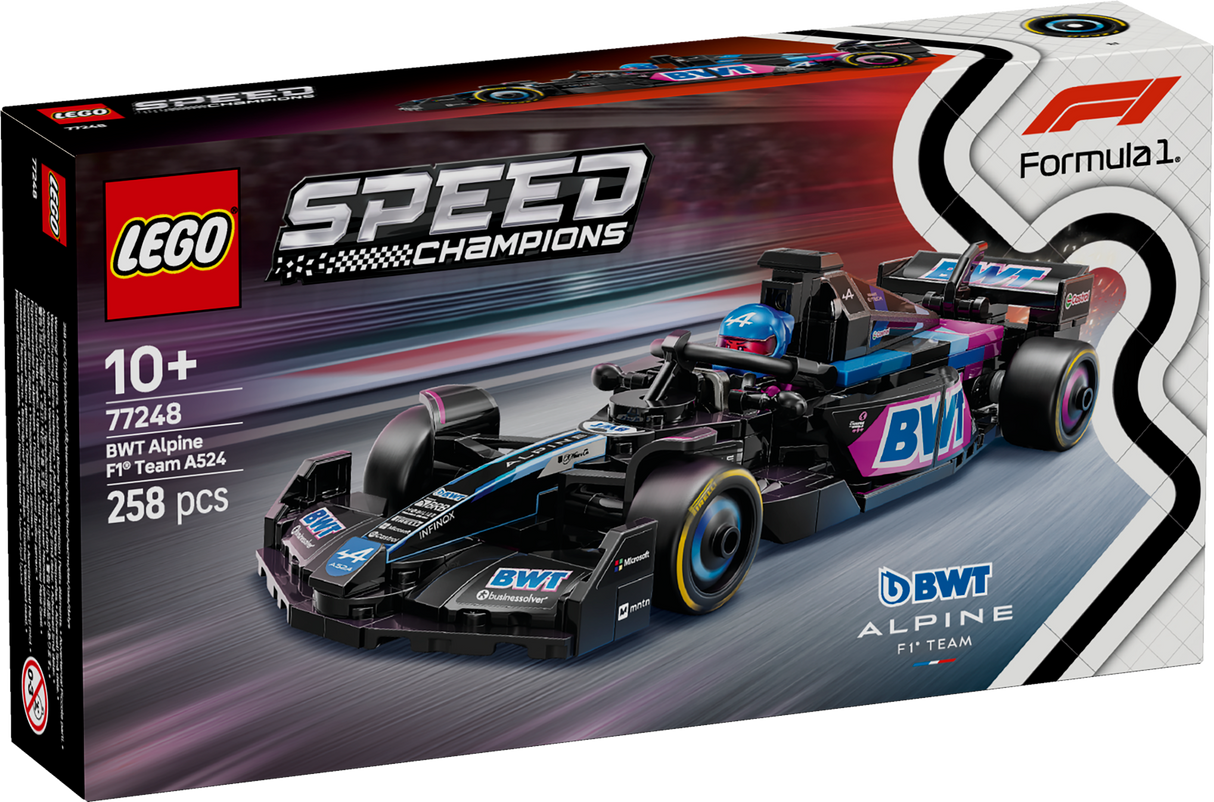 LEGO Speed Champions BWT Alpine F1 Team A524 Race Car 77248L