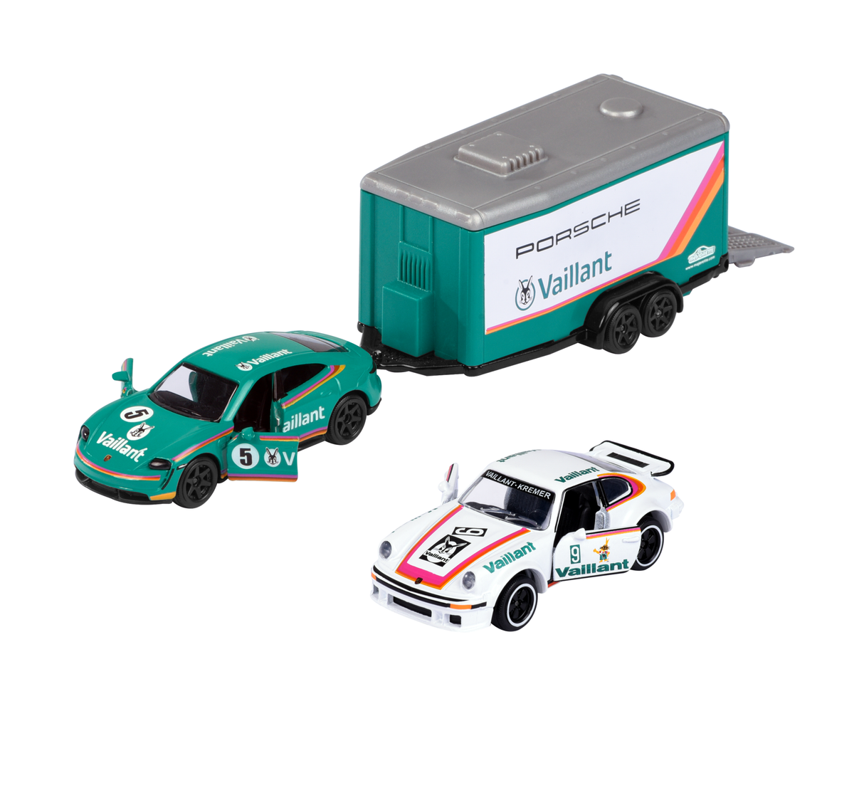 Majorette Racing Car + Trailer 212053111B