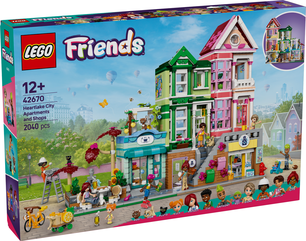 LEGO Friends  Heartlake City Apartments and Shops 42670L