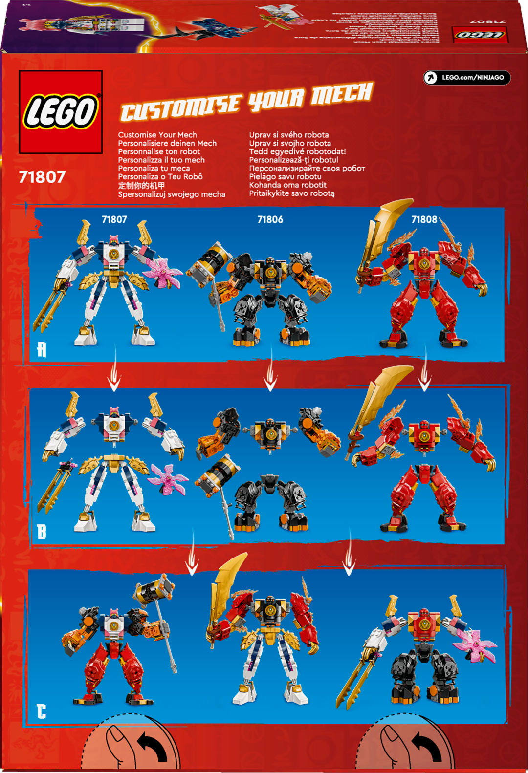 LEGO Ninjago Sora's Elemental Tech Mech 71807L