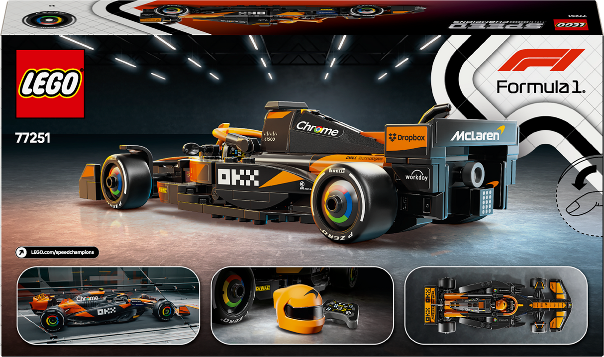 LEGO Speed Champions McLaren F1® Team MCL38 Race Car 77251L