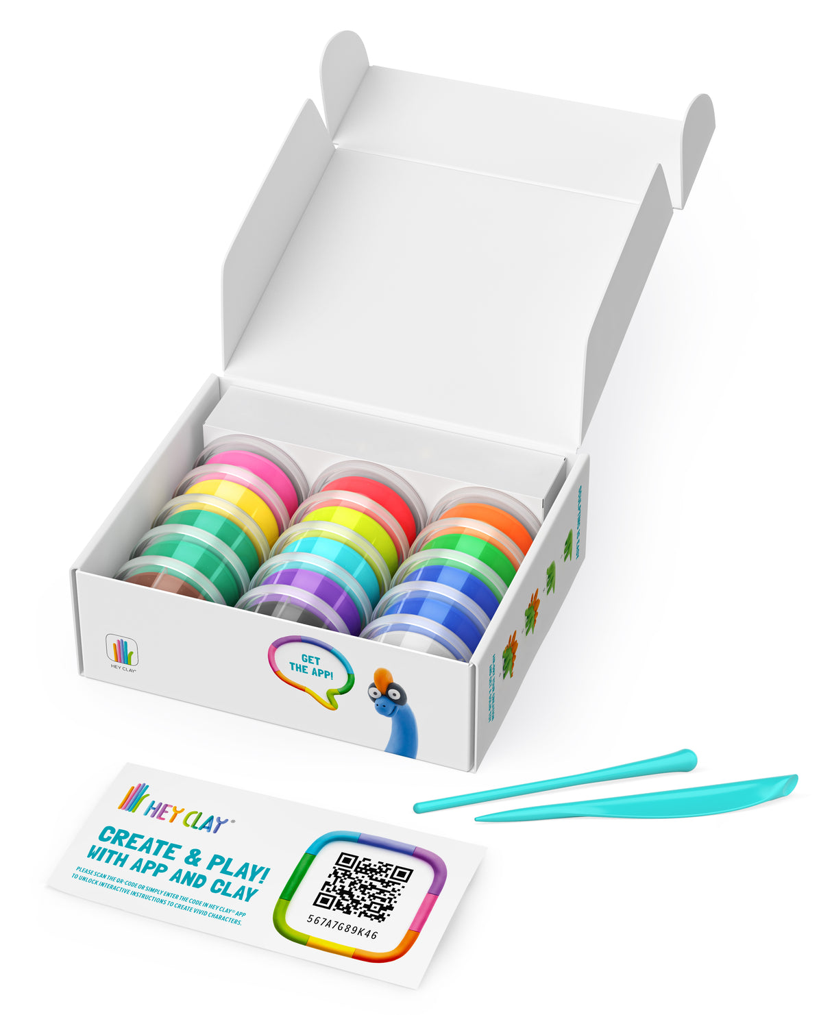 HEY CLAY Modeling Clay Dinosaurs 15016E