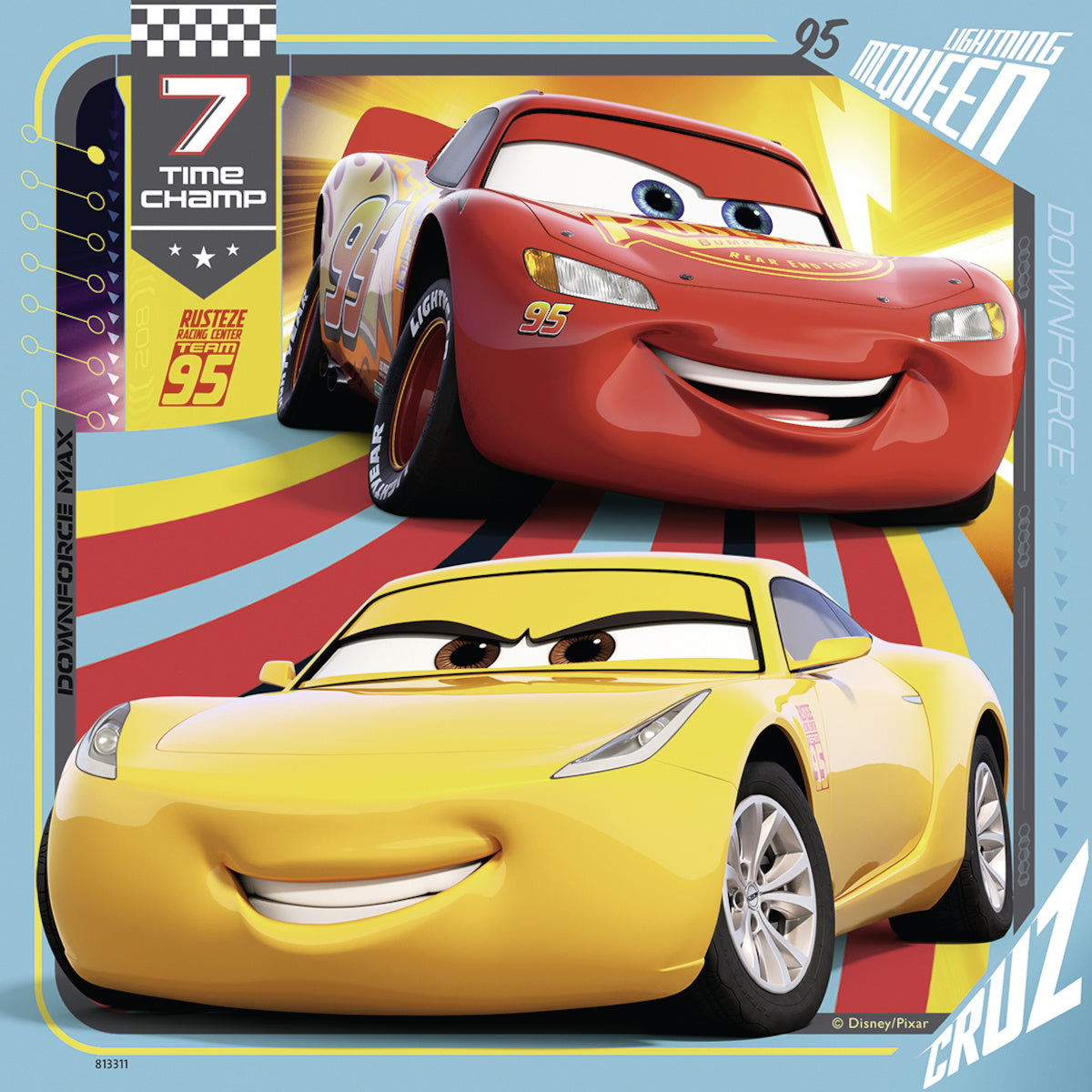 Ravensburger Puzzle 3x49 pc Cars 3 080151V