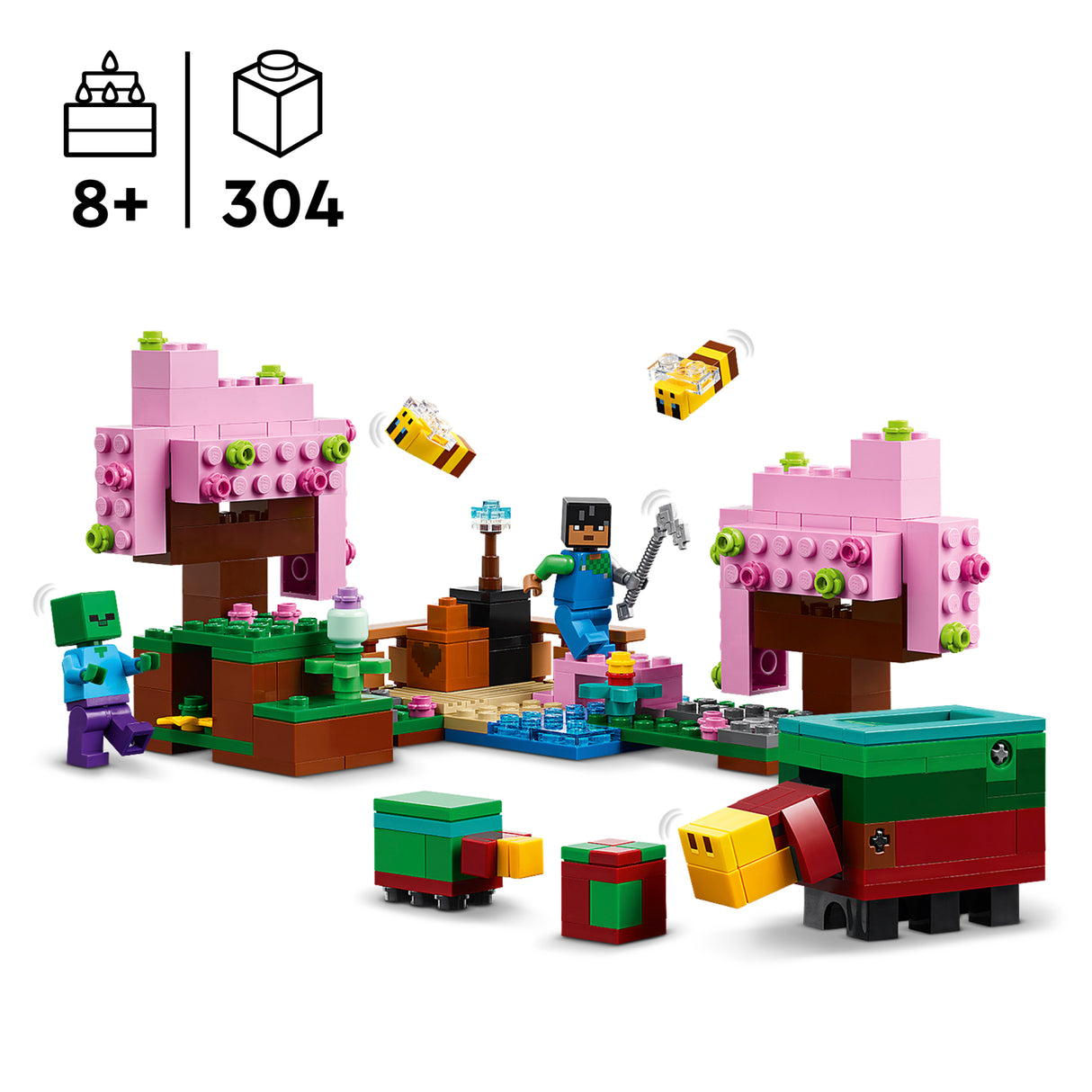 LEGO Minecraft The Cherry Blossom Garden 21260L