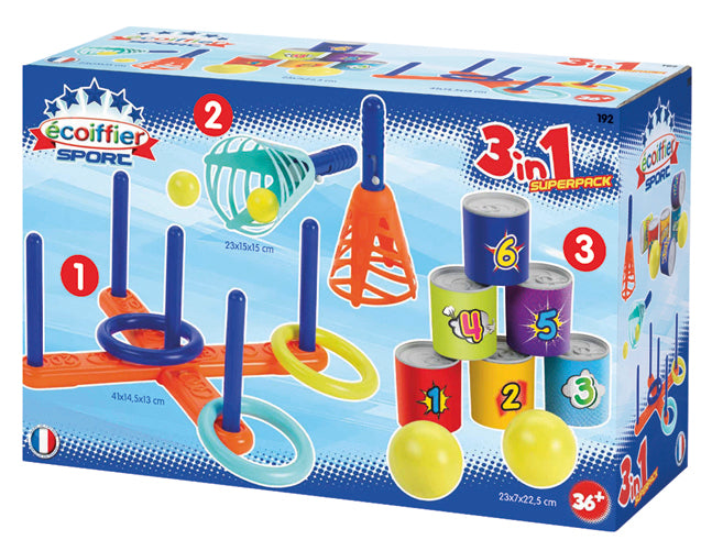 Ecoiffier Games for Out-Doors 3in1 8/192S