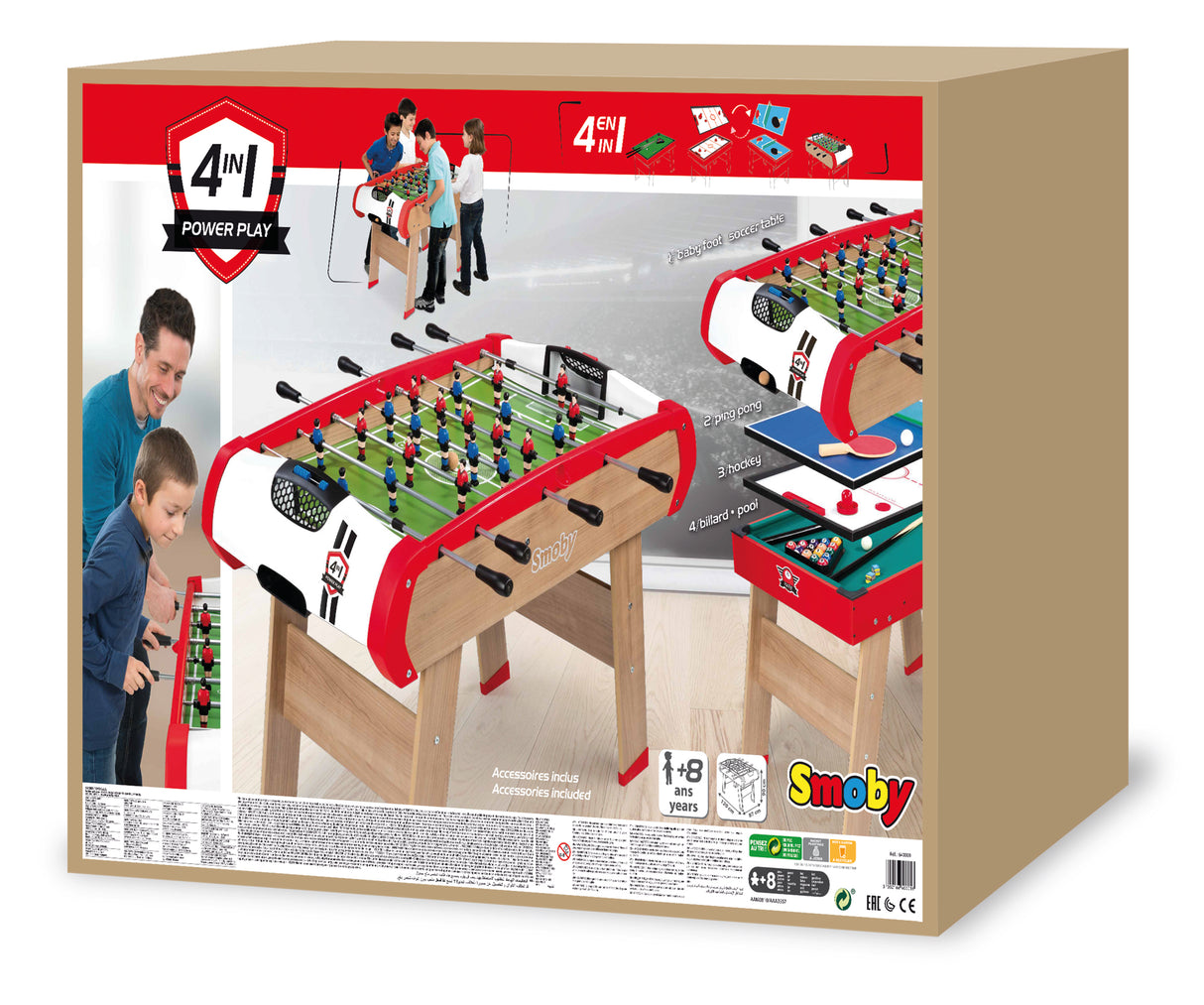 Smoby Smoby Game Table 4 in 1 640002S