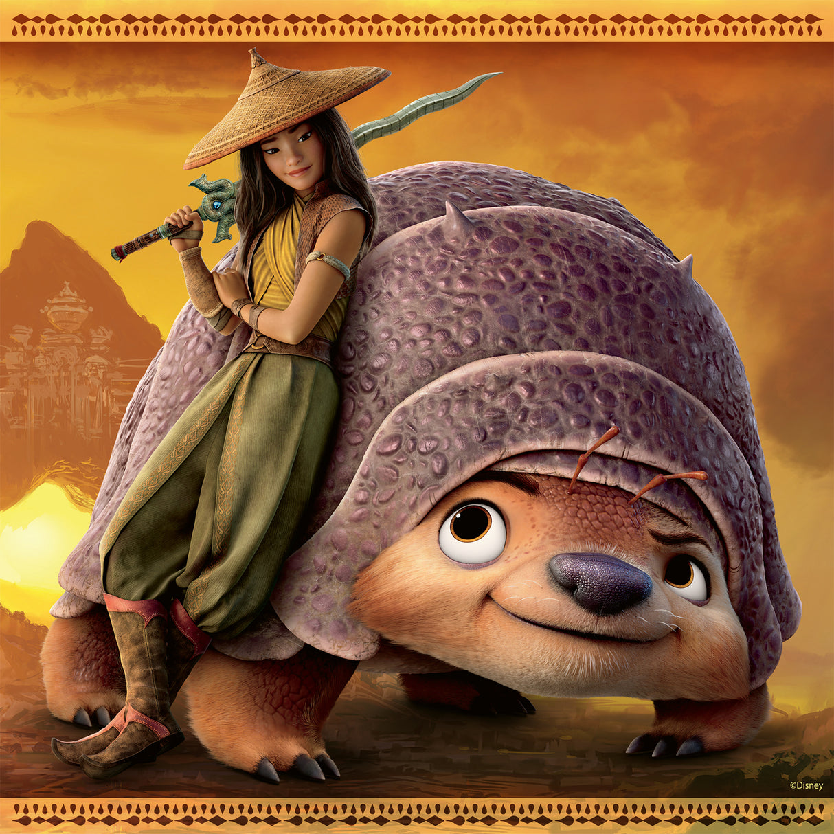 Ravensburger Puzzle 3x49 pc  Disney Raya and the Last Dragon 050987V