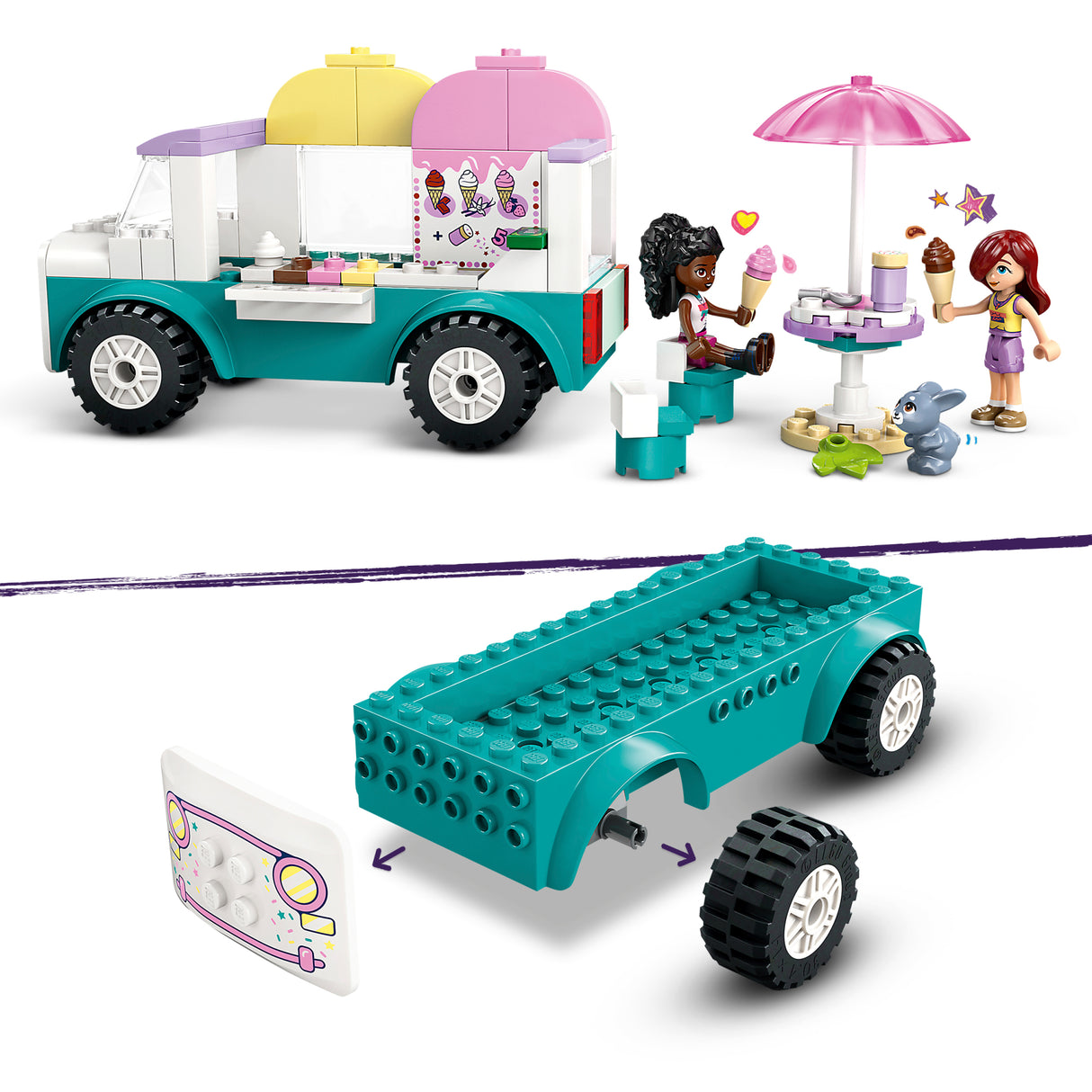 LEGO Friends Heartlake City Ice Cream Truck 42644L