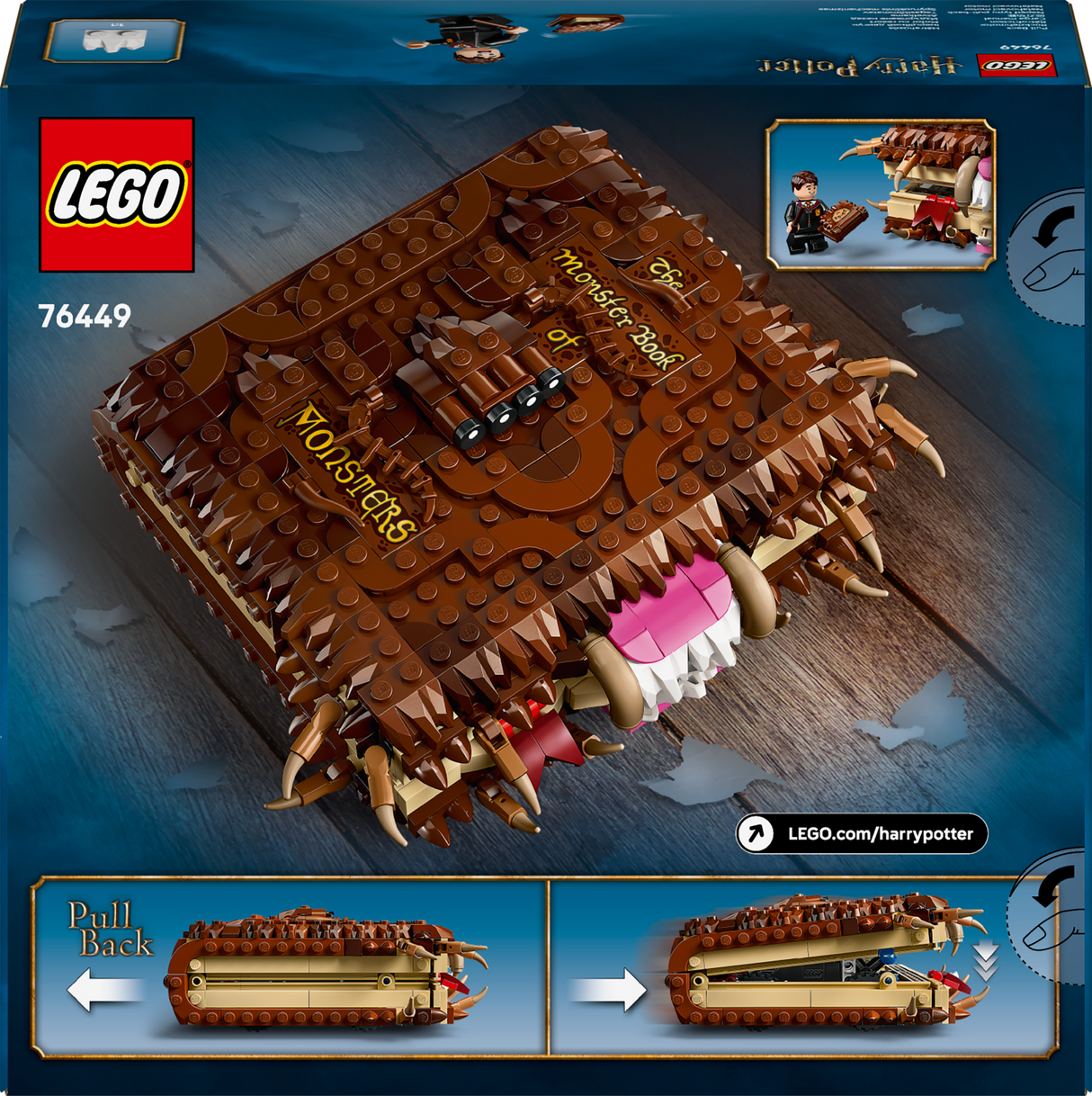 LEGO Harry Potter Chomping Monster Book of Monsters 76449L