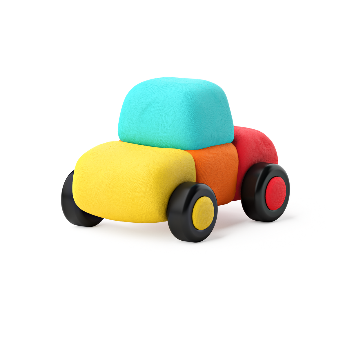 HEY CLAY Modeling Clay Happy Cars with Wheels 60902E