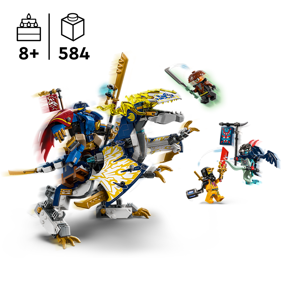 LEGO Ninjago Rogue’s Mech Dragon Rider
 71843L
