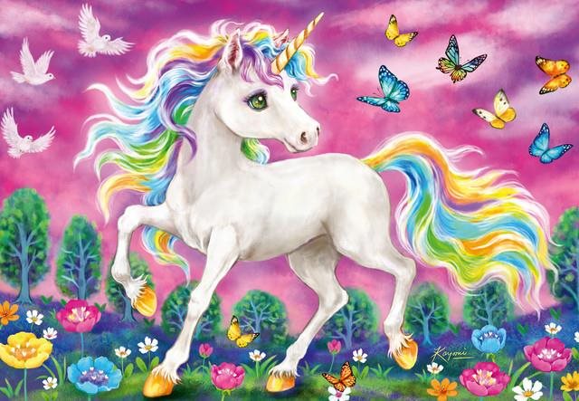 Ravensburger puzzle 2x24 pc Unicorn and Pegasus 056774V