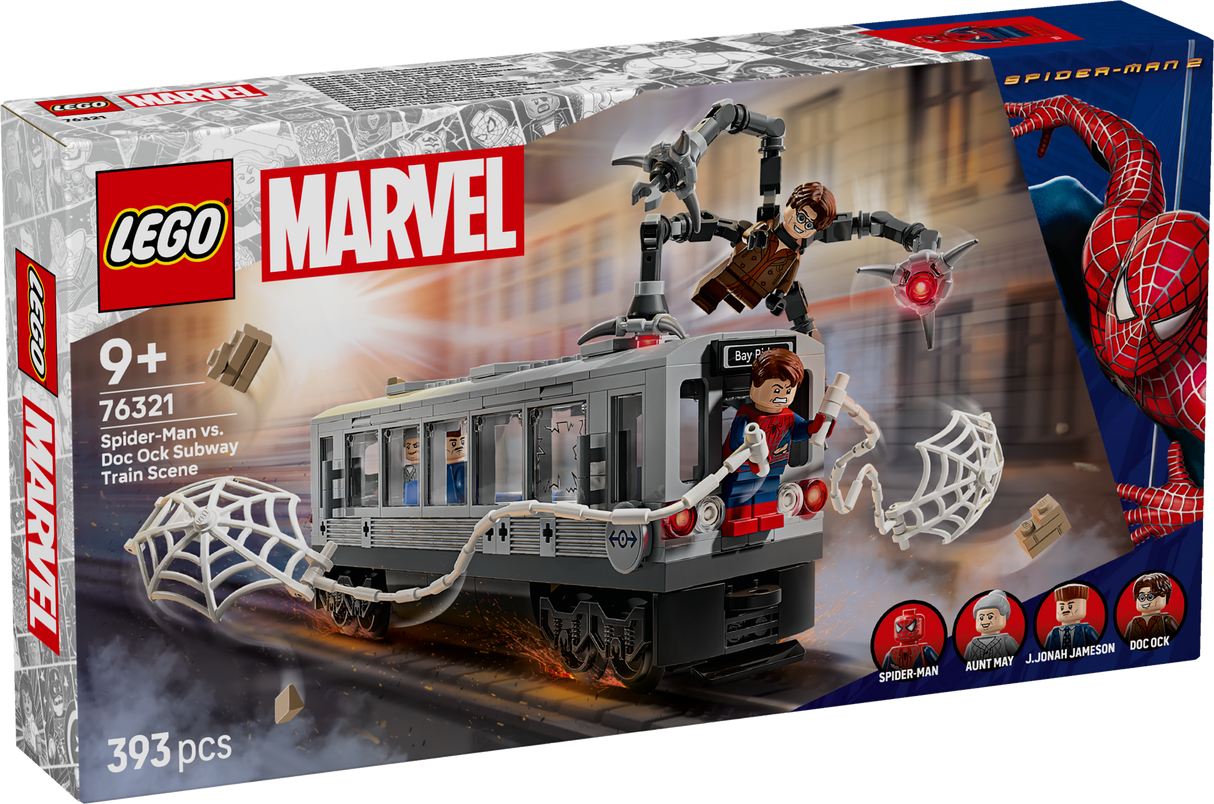 LEGO Super Heroes Spider-Man vs. Doc Ock Subway Train Scene 76321L