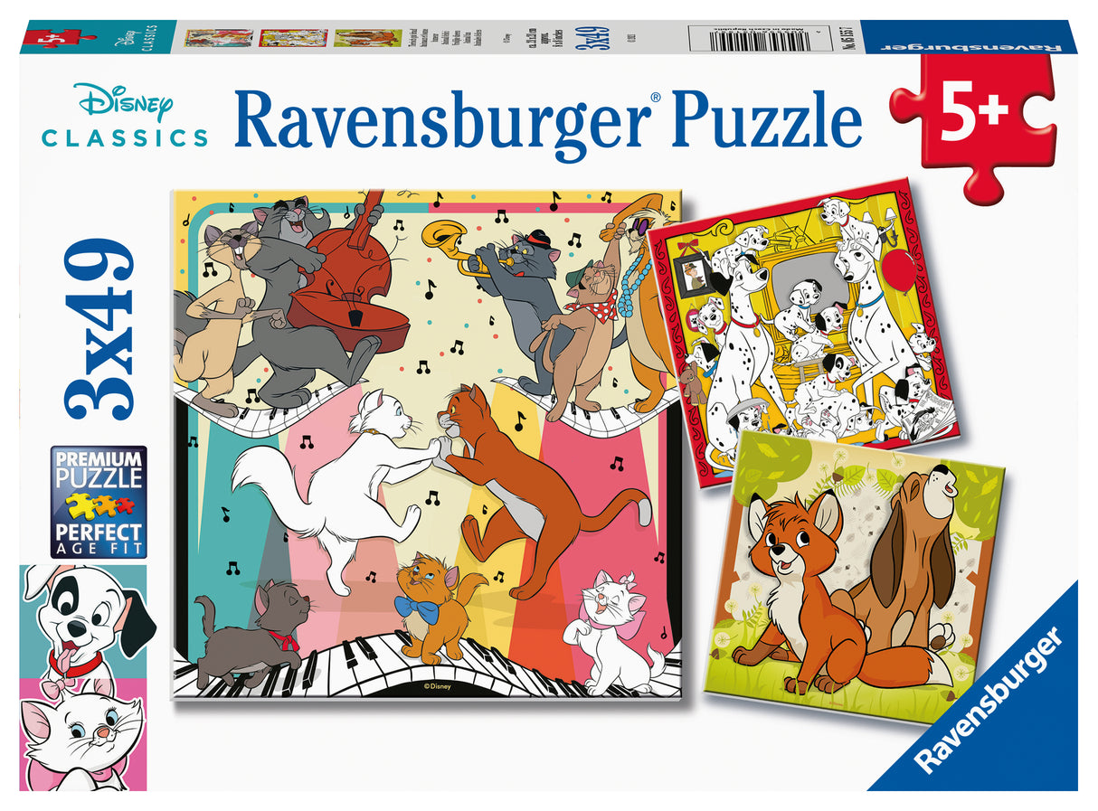 Ravensburger Puzzle 3x49 pc Disney Characters 051557V