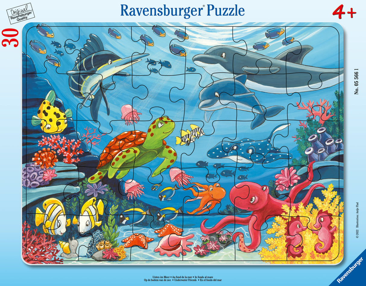 Ravensburger Frame Puzzle 30 pc Under Water 055661V