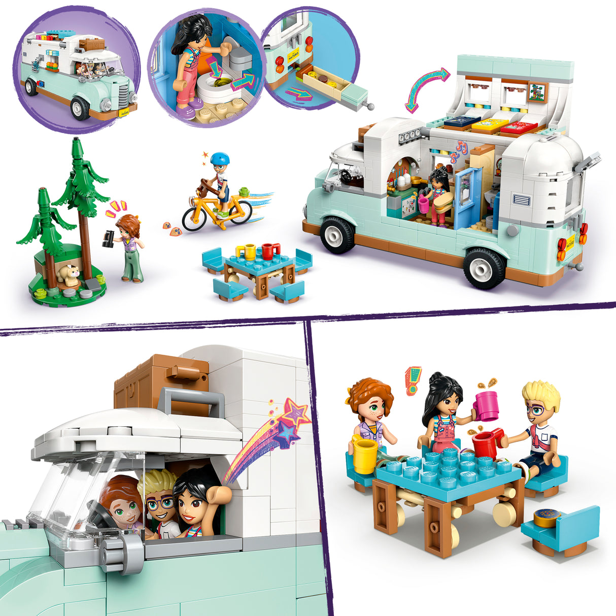 LEGO Friends Friendship Camper Van Adventure 42663L