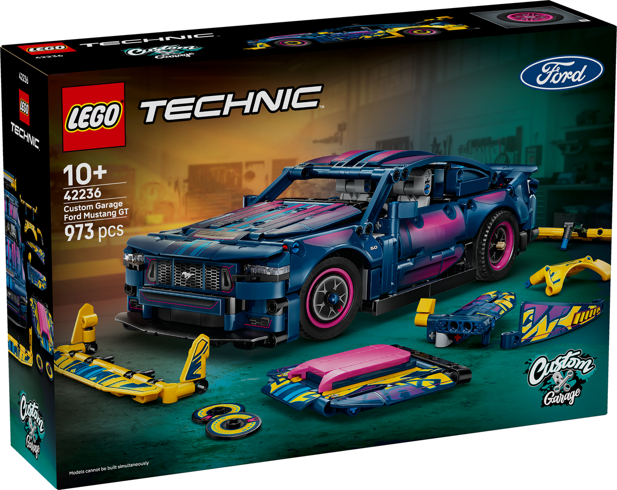 LEGO Technic Custom Garage Ford Mustang GT Car 42236L