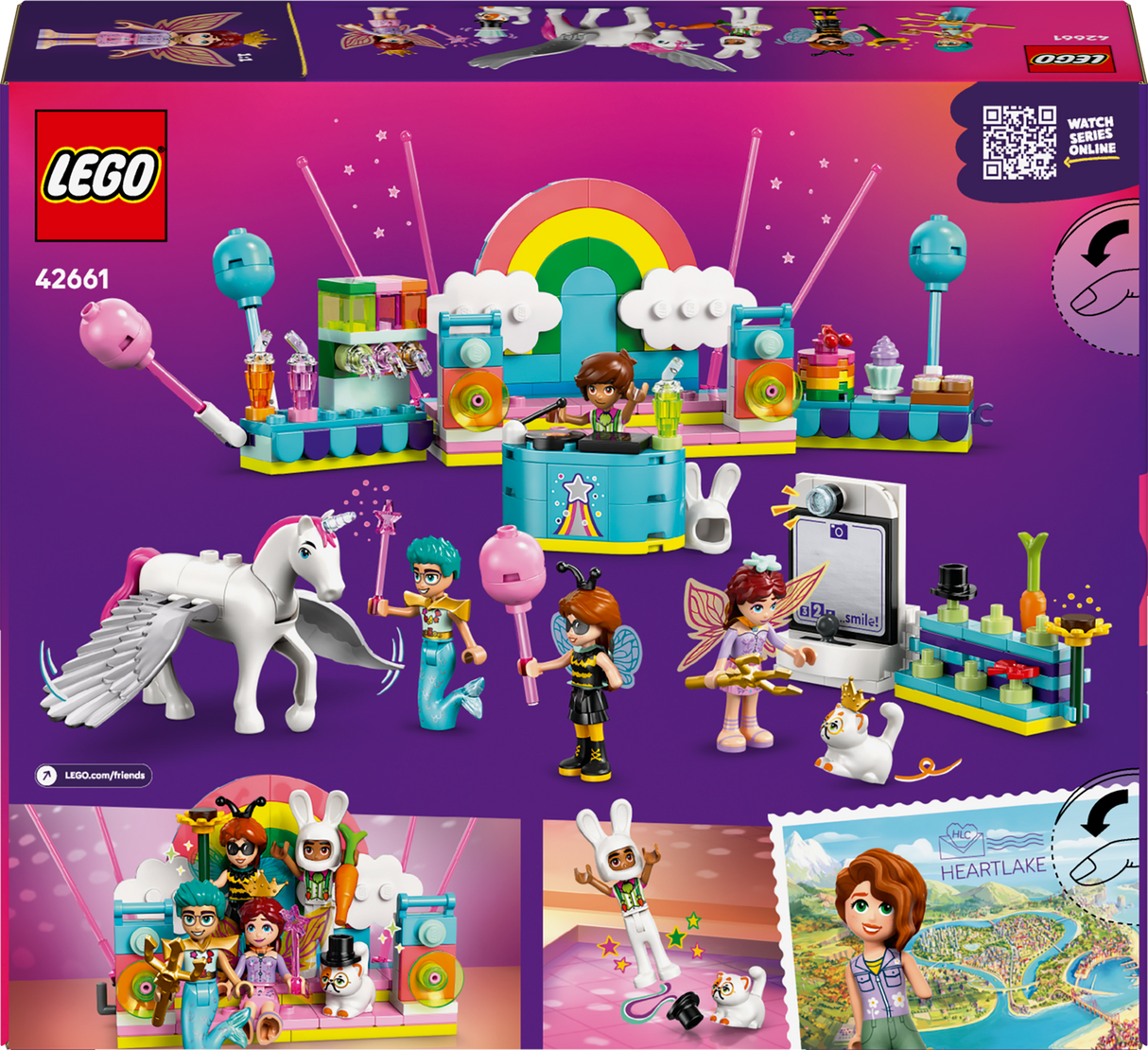 LEGO Friends Costume Party with Unicorn & Fairy 42661L