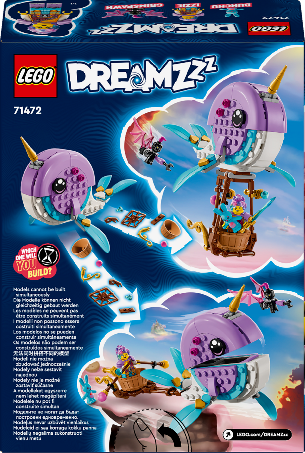 LEGO DREAMZZZ Izzie's Narwhal Hot-Air Balloon 71472L