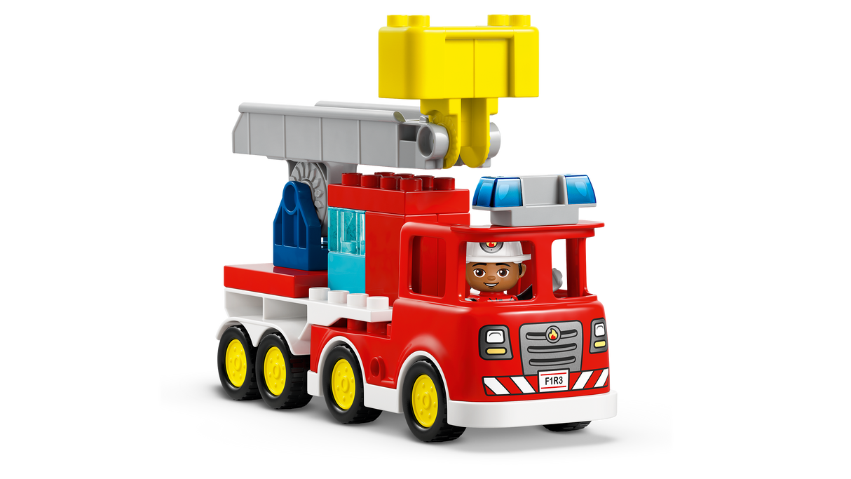 LEGO DUPLO Fire Truck with Hose and Firefighter 10473L