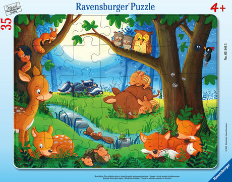 Ravensburger Frame Puzzle 35 pc Sleeping Animals 051465V