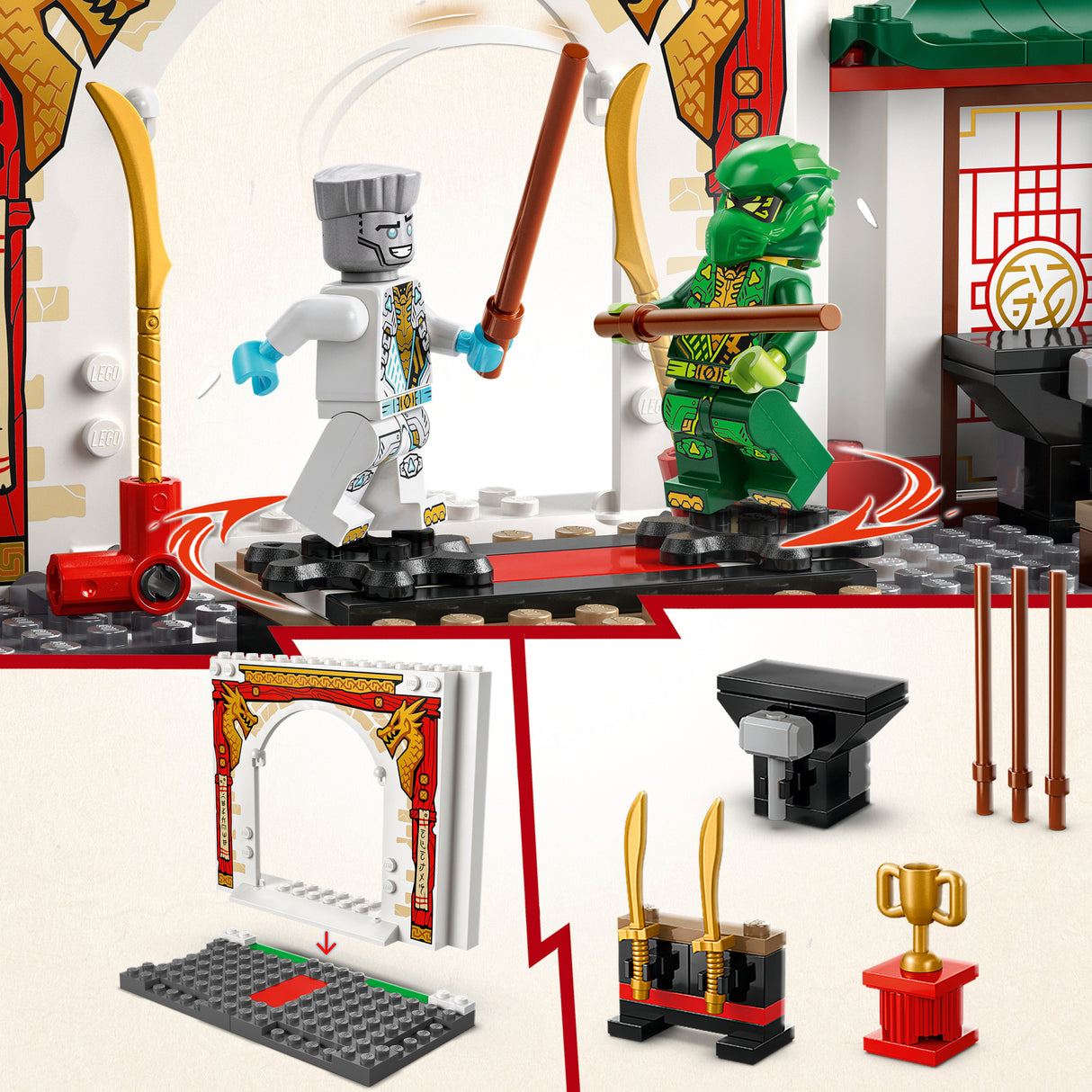 LEGO Ninjago Ninja Spinjitzu Temple 71831L