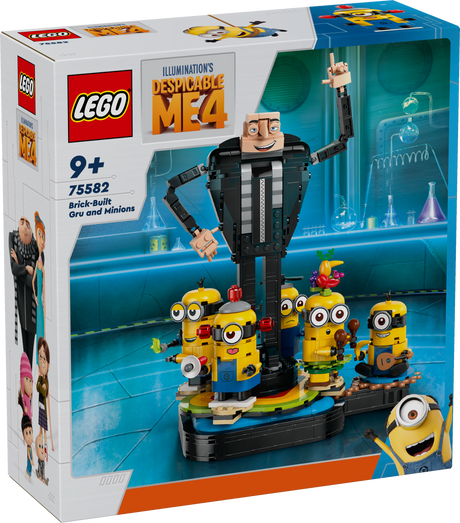 LEGO Minions Brick-Built Gru and Minions 75582L