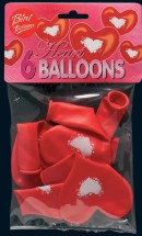 Bini Heart Balloons, 6 Pieces 80606H
