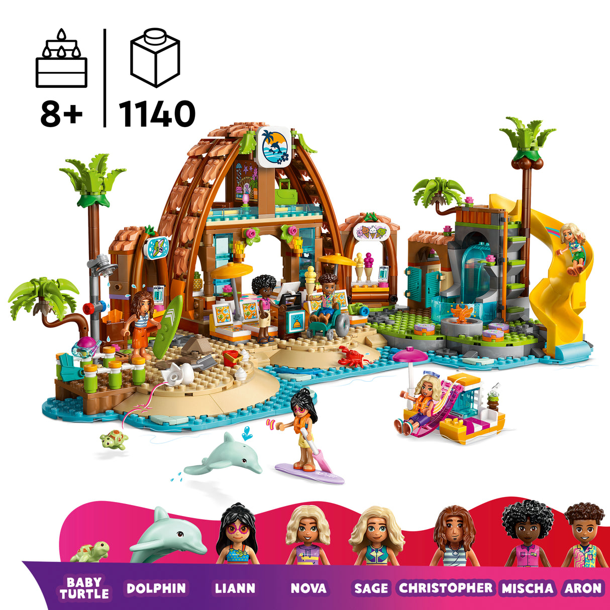 LEGO Friends Family Vacation Beach Resort
 42673L