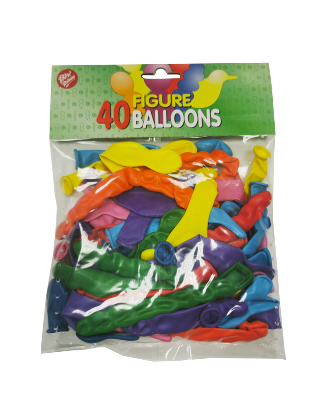 Bini Figure Balloons, 40 Pieces 84001H