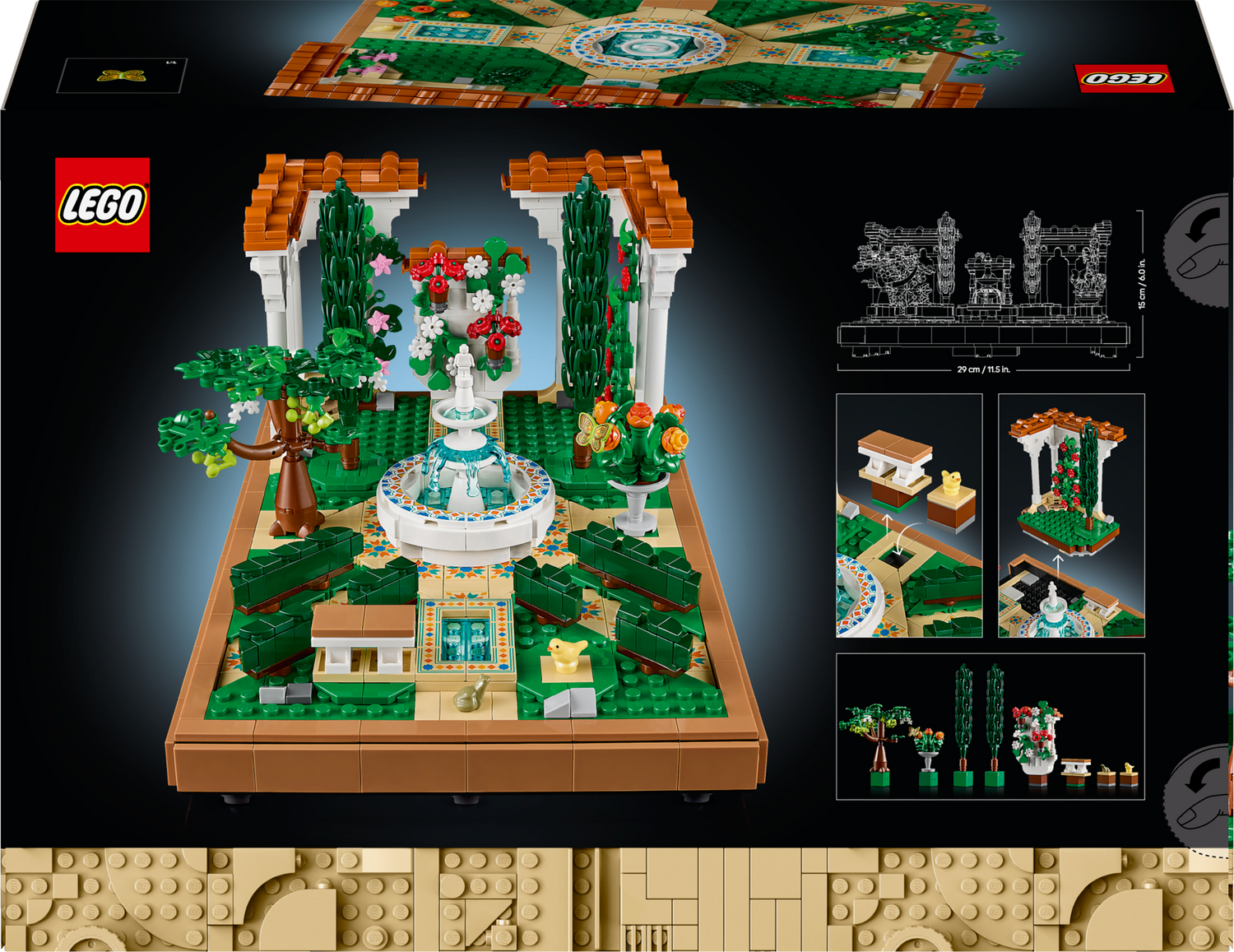 LEGO Icons Fountain Garden 10359L