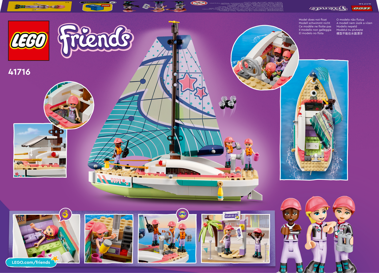 LEGO Friends Stephanie's Sailing Adventure 41716L