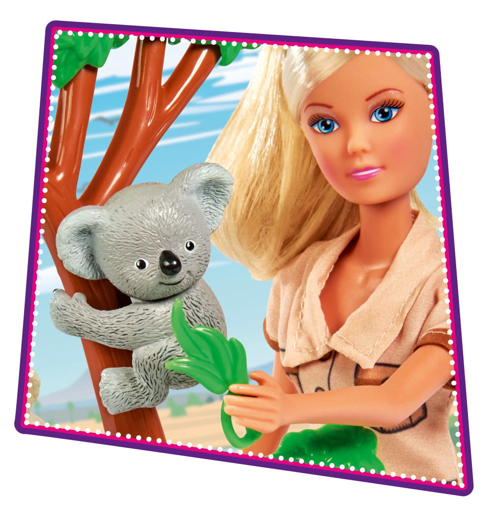 Simba Doll Steffi With Koala  105733490B