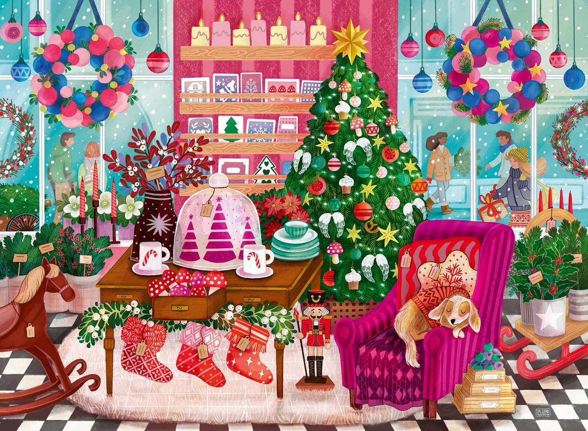 Ravensburger Puzzle 500 Pieces: Christmas Boutique 12001933V