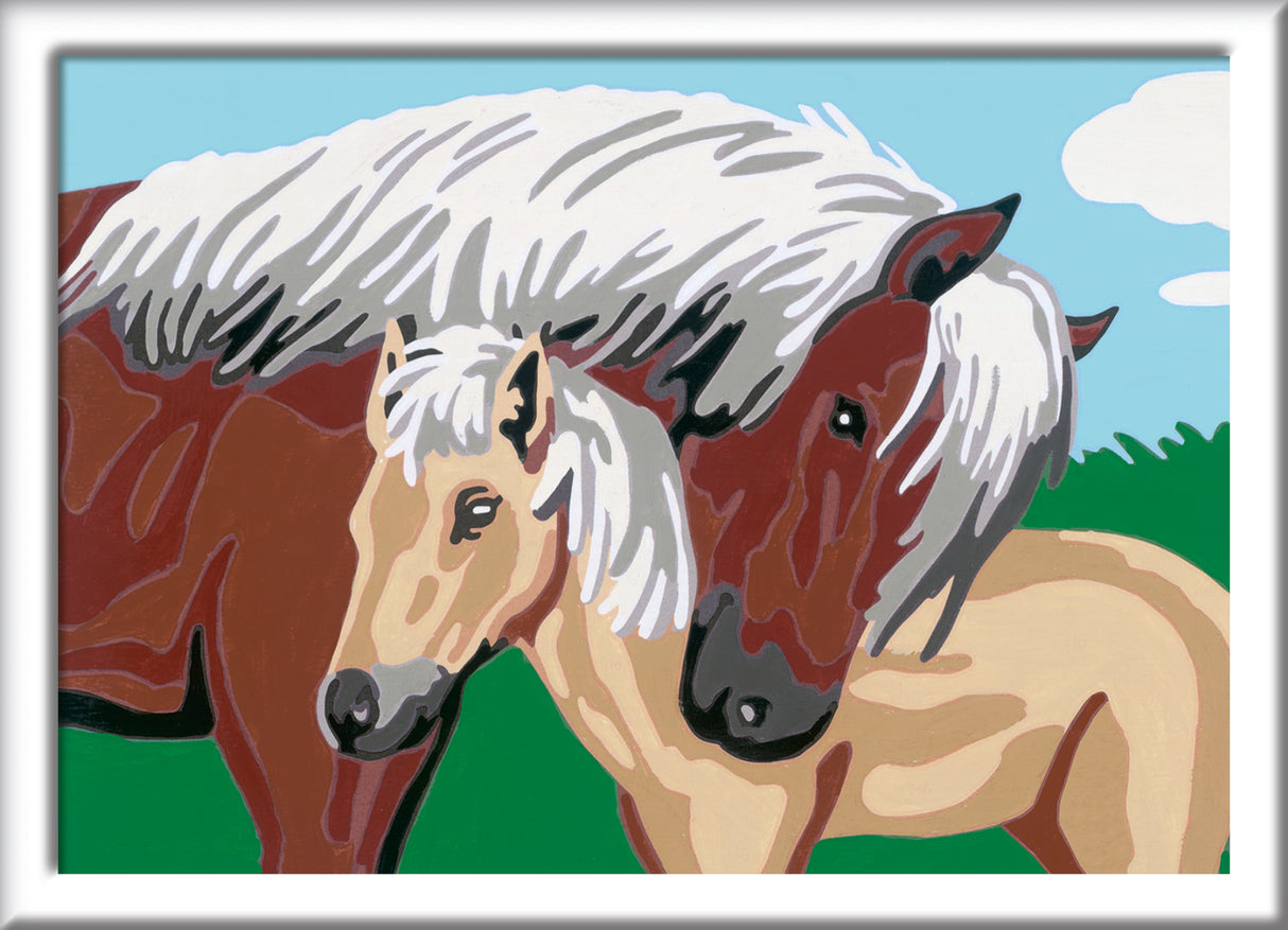 Ravensburger Paint by Numbers Mother and Foal 200757V