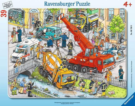 Ravensburger Frame Puzzle 39 pc A Rescue Mission 067688V
