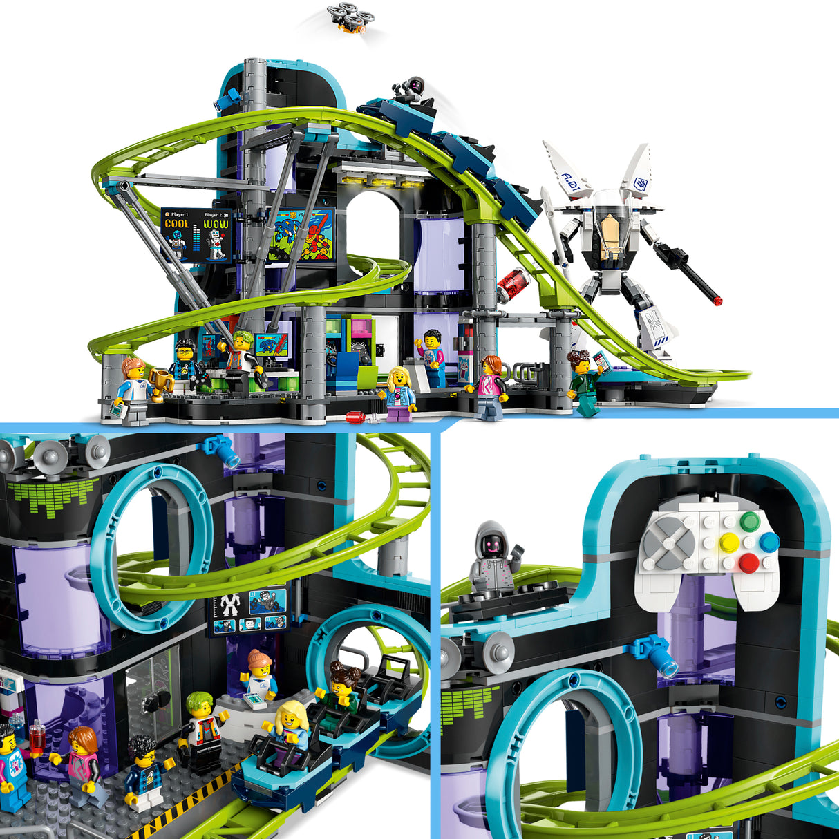 LEGO City Robot World Roller-Coaster Park 60421L