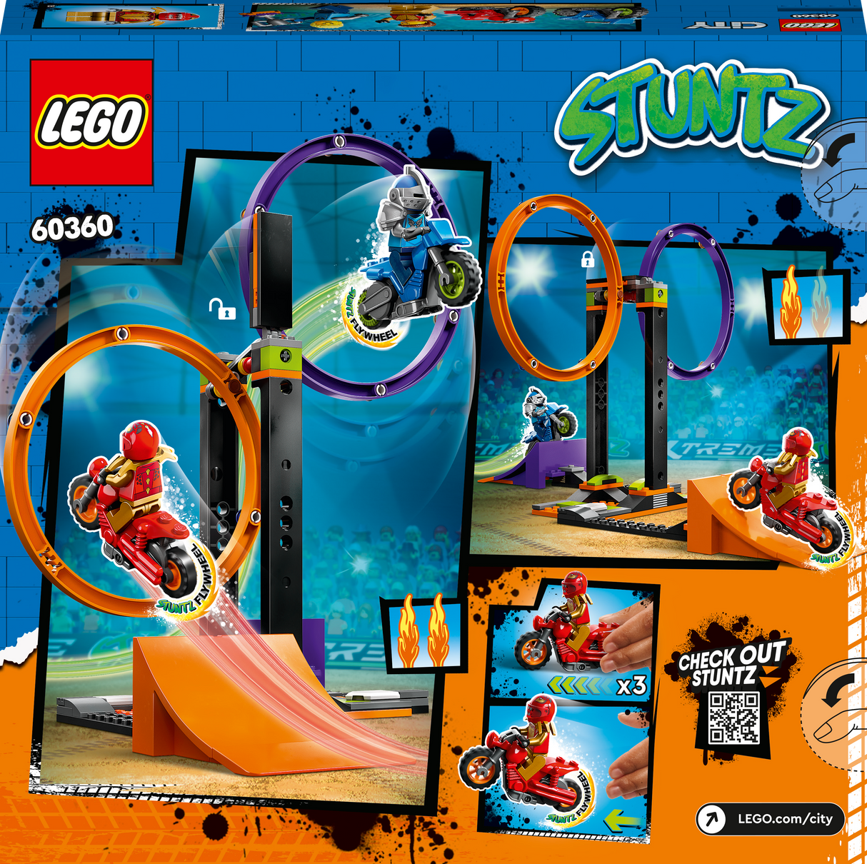 LEGO City Spinning Stunt Challenge 60360L