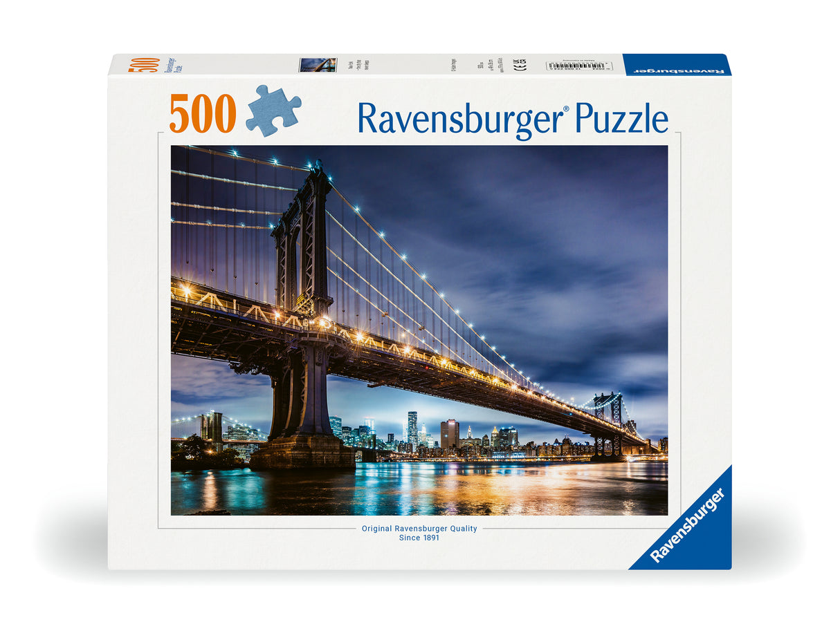 Ravensburger Puzzle 500 pc Sleepless City New York 12000224V