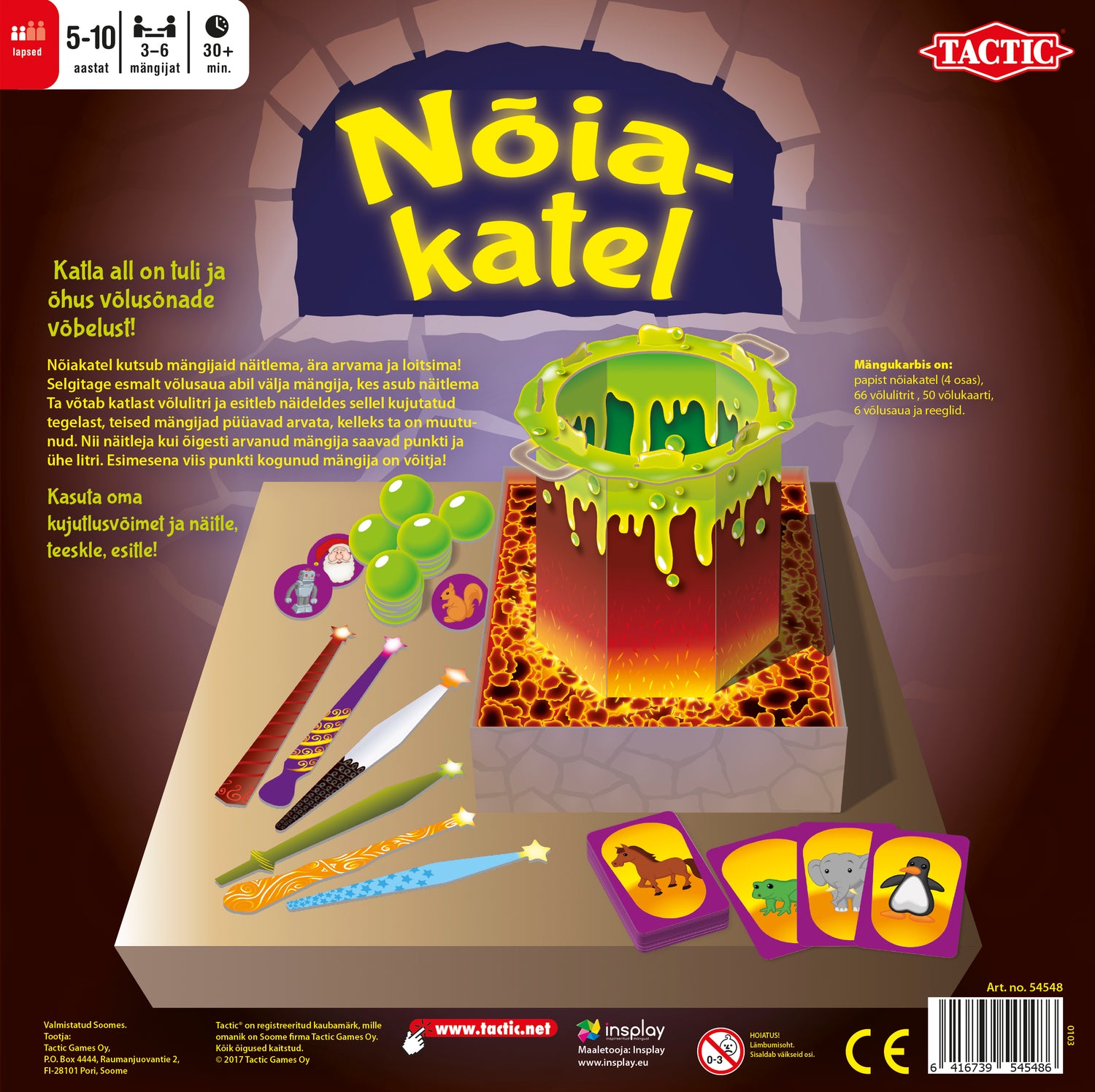 Tactic lauamäng Nõiakatel 54548T