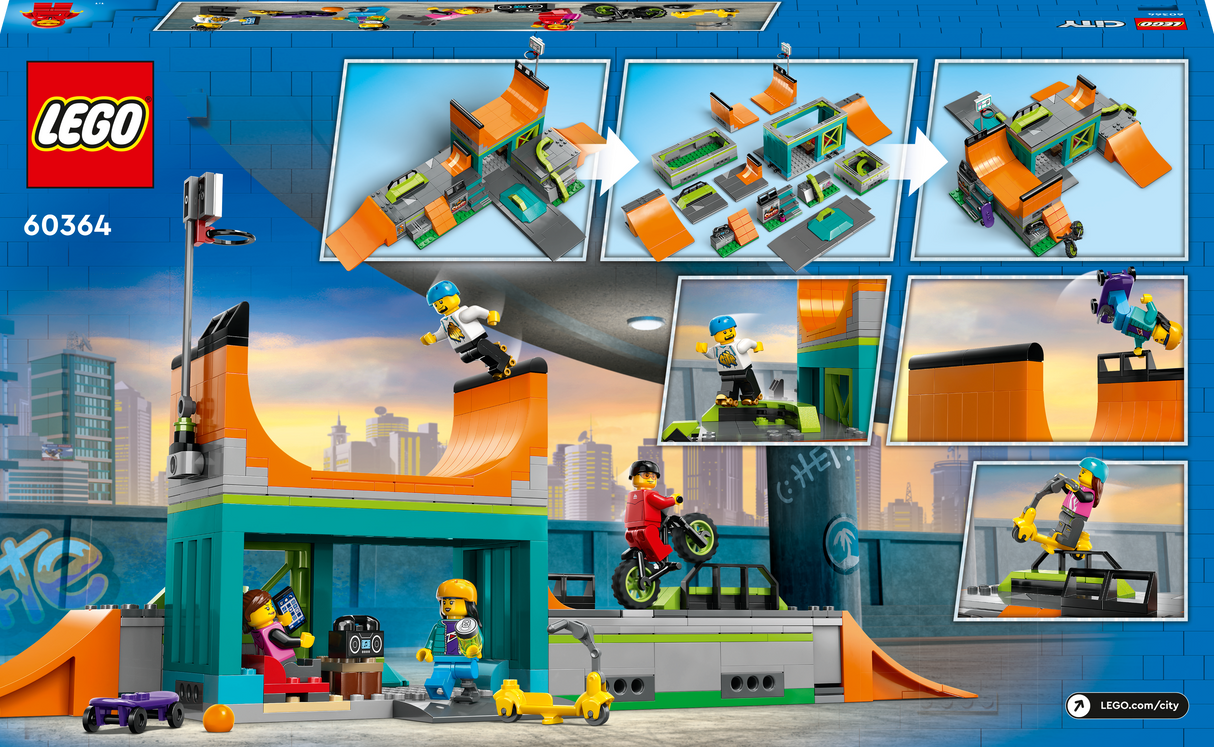 LEGO City Street Skate Park 60364L