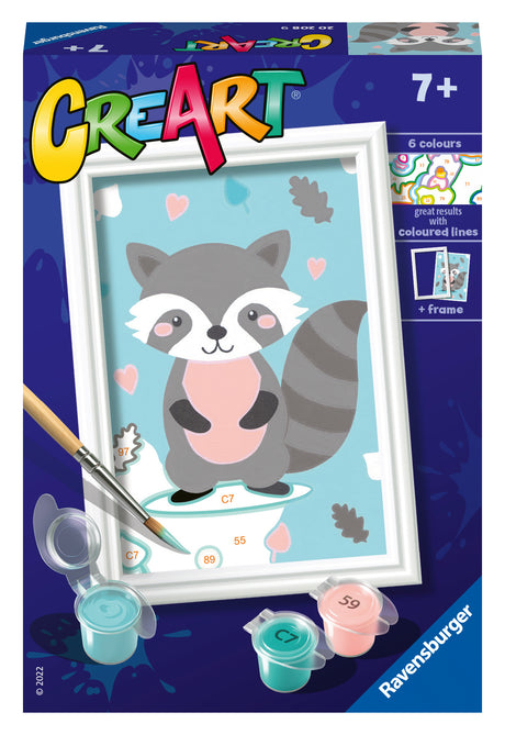 Ravensburger Paint by Numbers Cute Raccoon 202089V