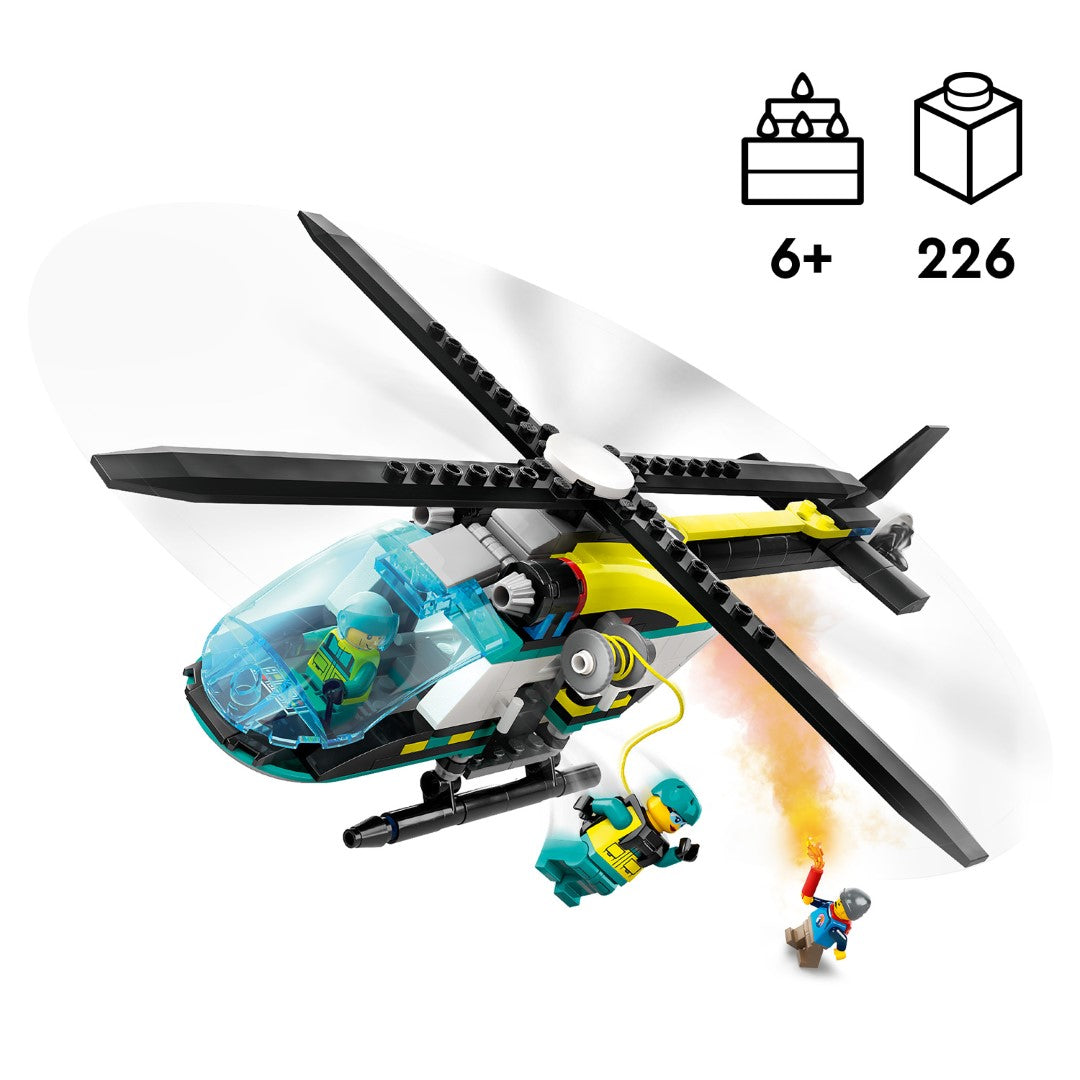 LEGO City Emergency Rescue Helicopter 60405L
